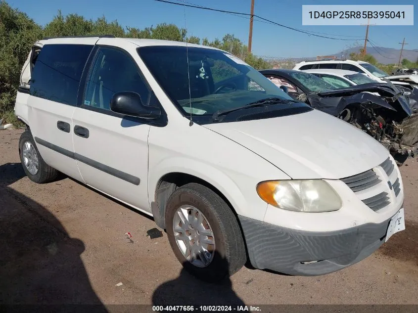 2005 Dodge Caravan Se VIN: 1D4GP25R85B395041 Lot: 40477656