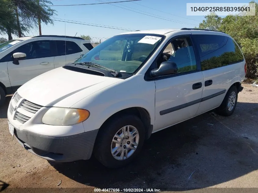 2005 Dodge Caravan Se VIN: 1D4GP25R85B395041 Lot: 40477656