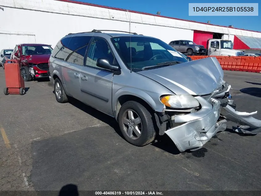 2005 Dodge Grand Caravan VIN: 1D4GP24R25B105538 Lot: 40486319