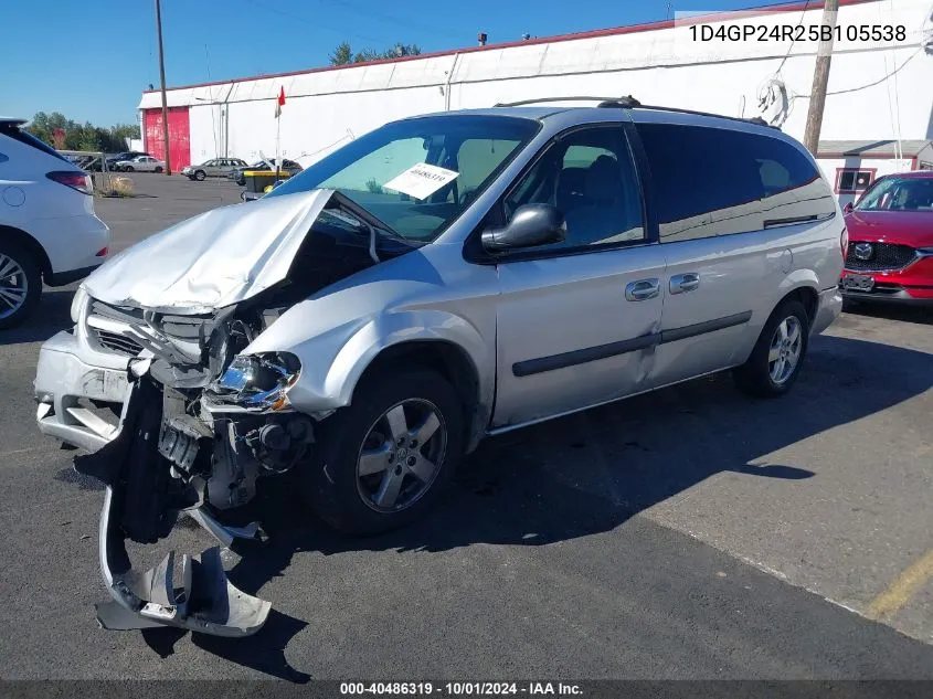 2005 Dodge Grand Caravan VIN: 1D4GP24R25B105538 Lot: 40486319