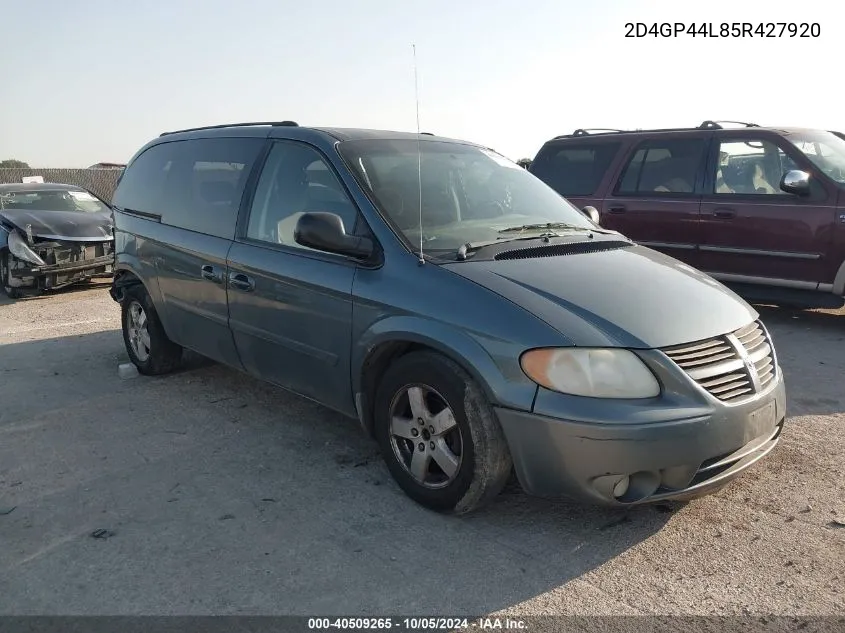 2D4GP44L85R427920 2005 Dodge Grand Caravan Sxt