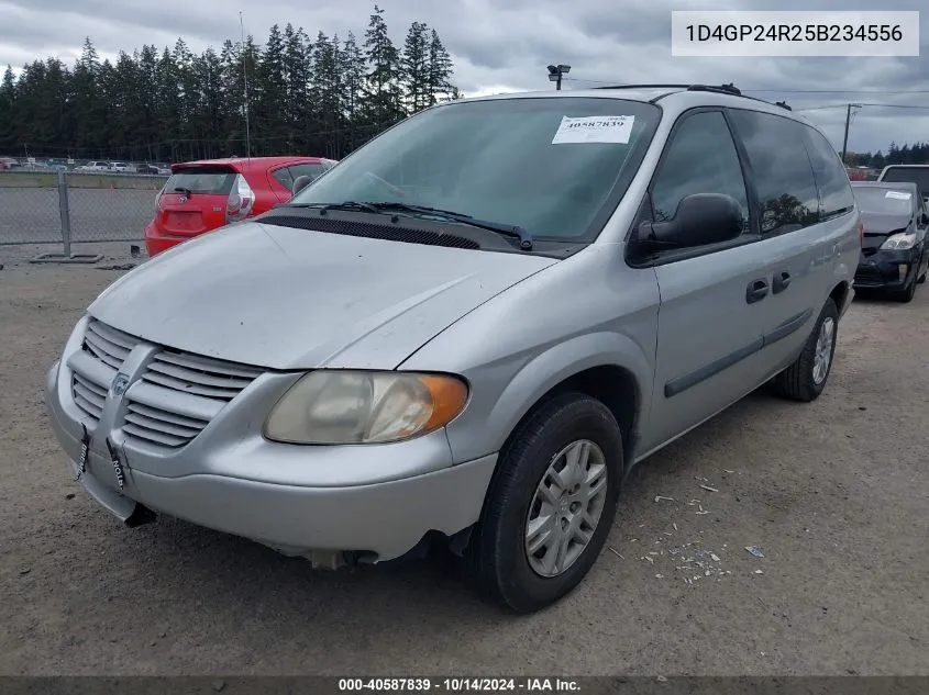 2005 Dodge Grand Caravan Se VIN: 1D4GP24R25B234556 Lot: 40587839