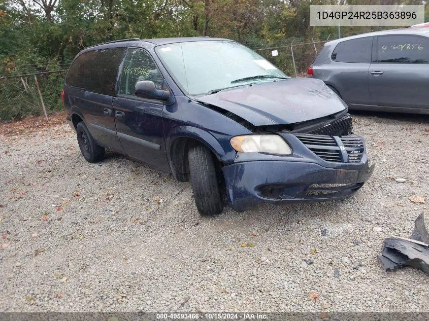 2005 Dodge Grand Caravan Se VIN: 1D4GP24R25B363896 Lot: 40593466