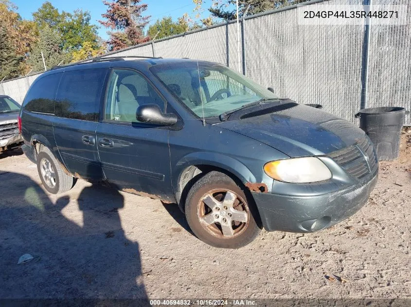 2005 Dodge Grand Caravan Sxt VIN: 2D4GP44L35R448271 Lot: 40594832