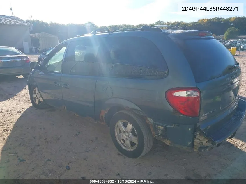 2005 Dodge Grand Caravan Sxt VIN: 2D4GP44L35R448271 Lot: 40594832