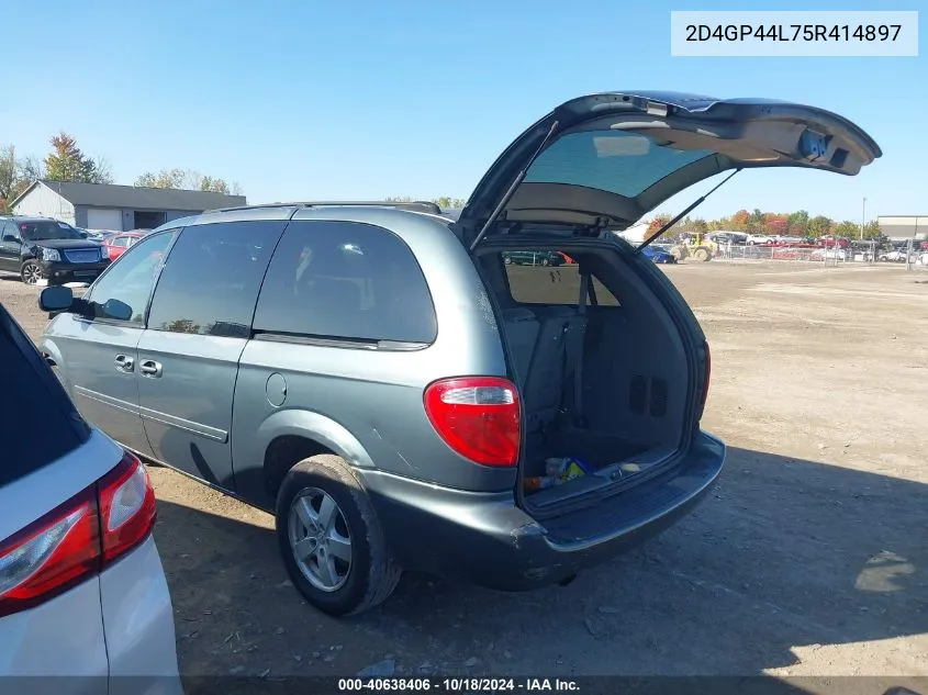 2005 Dodge Grand Caravan Sxt VIN: 2D4GP44L75R414897 Lot: 40638406