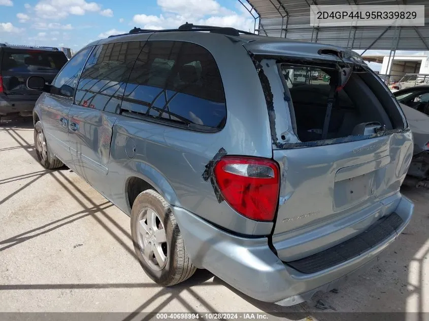 2005 Dodge Grand Caravan Sxt VIN: 2D4GP44L95R339829 Lot: 40698994