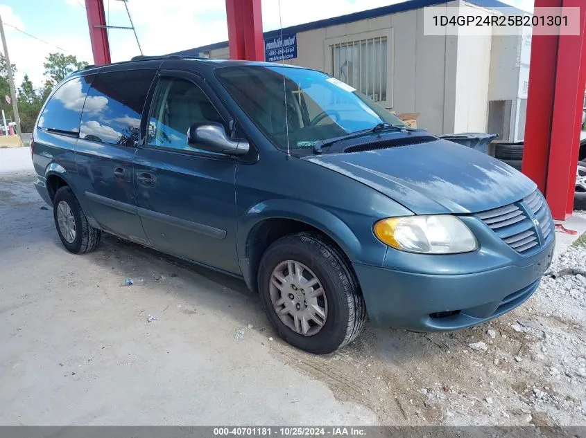 2005 Dodge Grand Caravan Se VIN: 1D4GP24R25B201301 Lot: 40701181