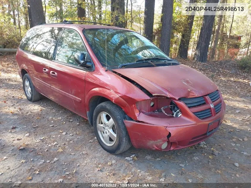 2005 Dodge Grand Caravan Sxt VIN: 2D4GP44L25R498613 Lot: 40752022