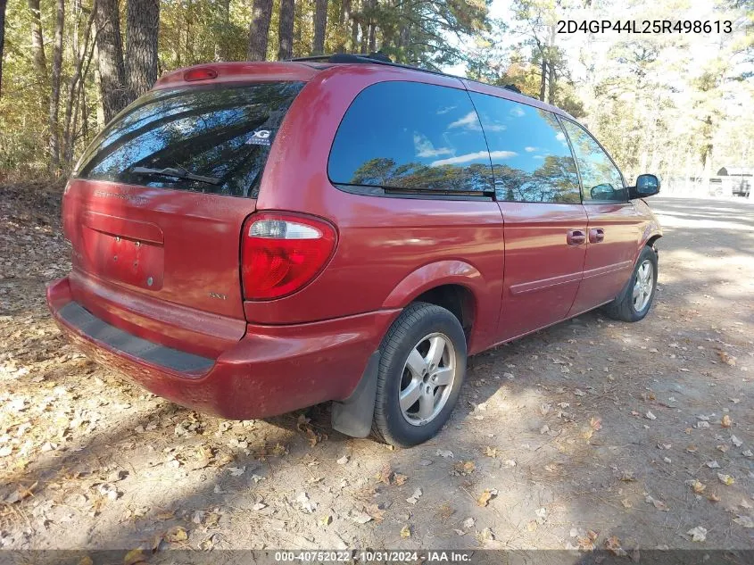 2005 Dodge Grand Caravan Sxt VIN: 2D4GP44L25R498613 Lot: 40752022