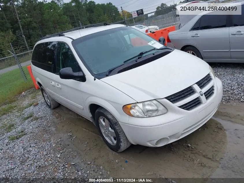 2005 Dodge Grand Caravan Sxt VIN: 2D4GP44L25R400499 Lot: 40840053