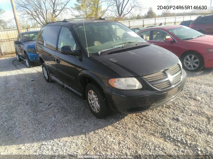 2005 Dodge Grand Caravan Se VIN: 2D4GP24R65R146630 Lot: 40842386