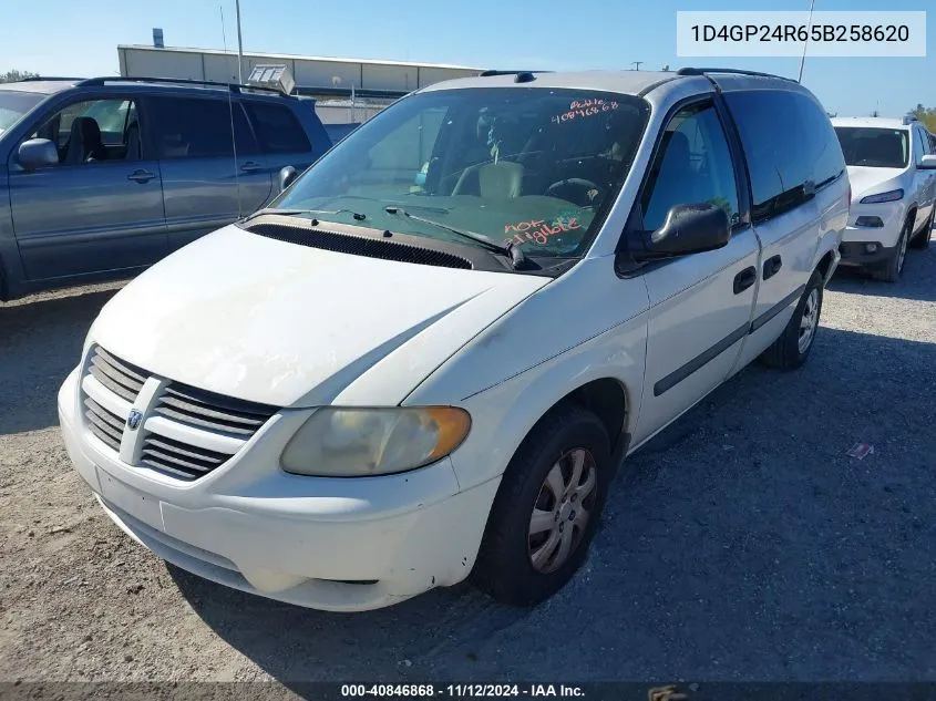 1D4GP24R65B258620 2005 Dodge Grand Caravan Se