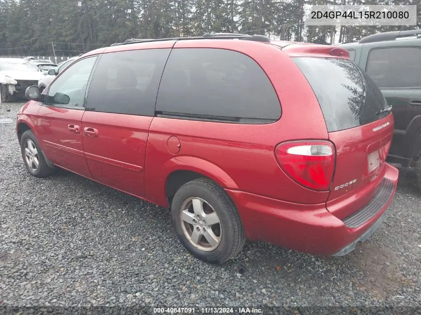 2005 Dodge Grand Caravan Sxt VIN: 2D4GP44L15R210080 Lot: 40847091