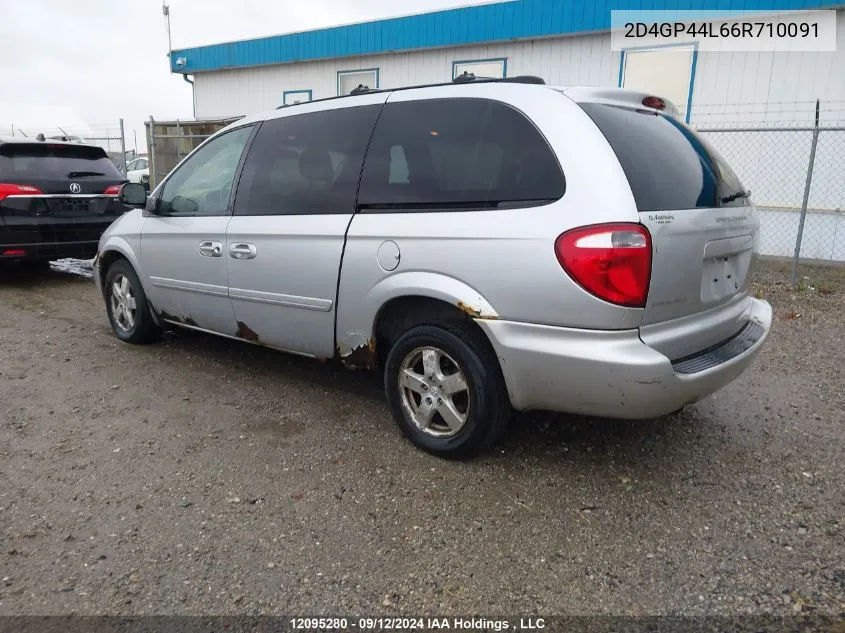 2006 Dodge Grand Caravan Sxt VIN: 2D4GP44L66R710091 Lot: 12095280