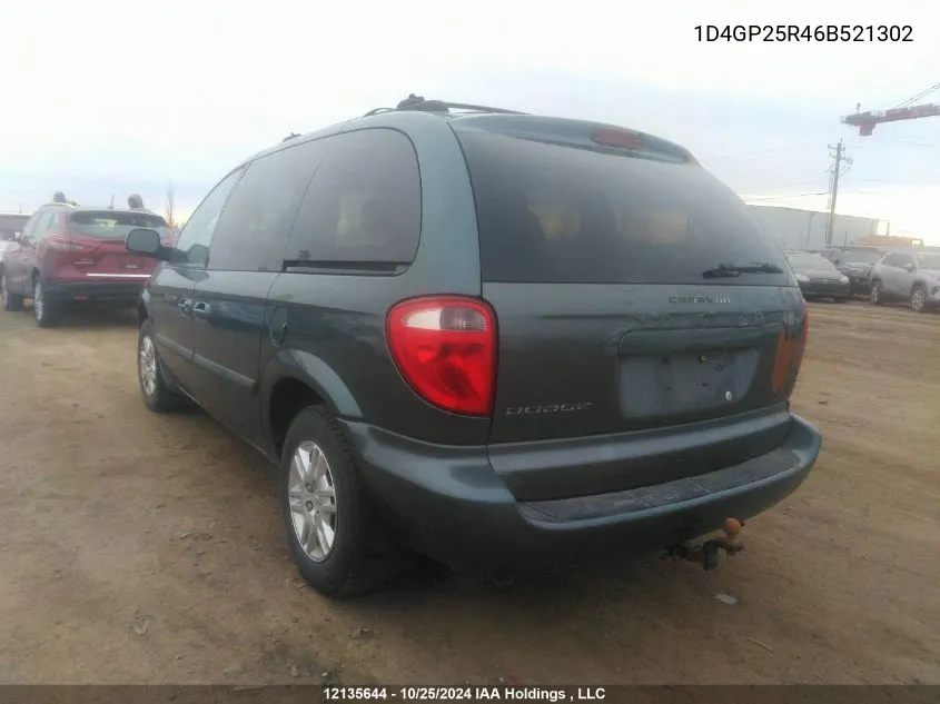 1D4GP25R46B521302 2006 Dodge Caravan Se