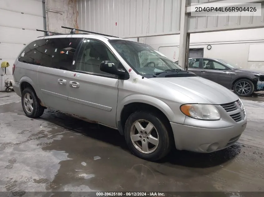 2006 Dodge Grand Caravan Sxt VIN: 2D4GP44L66R904426 Lot: 39625180