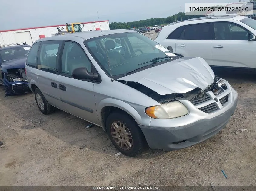 1D4GP25E56B725040 2006 Dodge Caravan Se