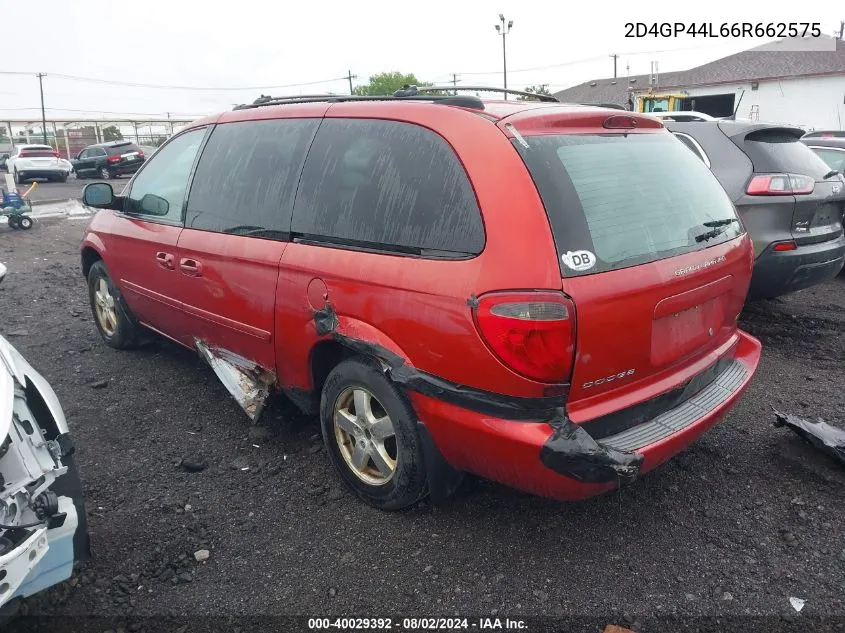 2D4GP44L66R662575 2006 Dodge Grand Caravan Sxt