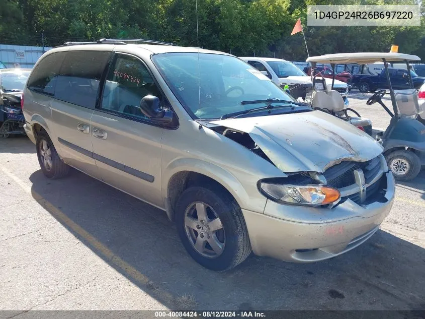 1D4GP24R26B697220 2006 Dodge Grand Caravan