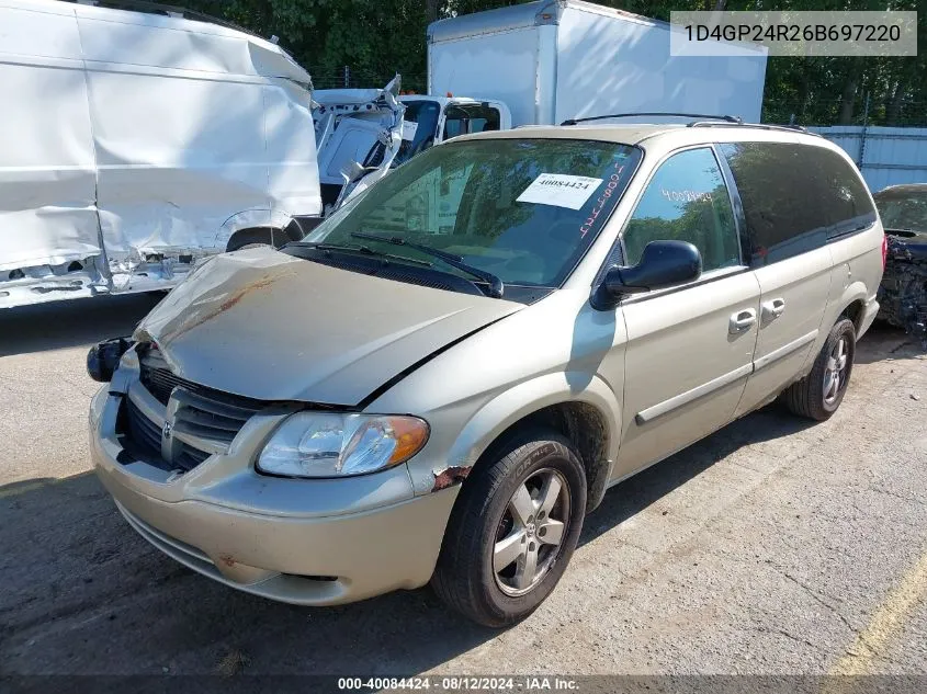 2006 Dodge Grand Caravan VIN: 1D4GP24R26B697220 Lot: 40084424