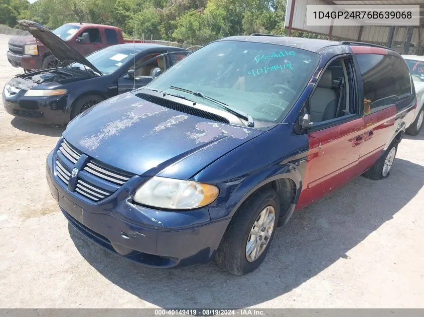 2006 Dodge Grand Caravan Se VIN: 1D4GP24R76B639068 Lot: 40149419