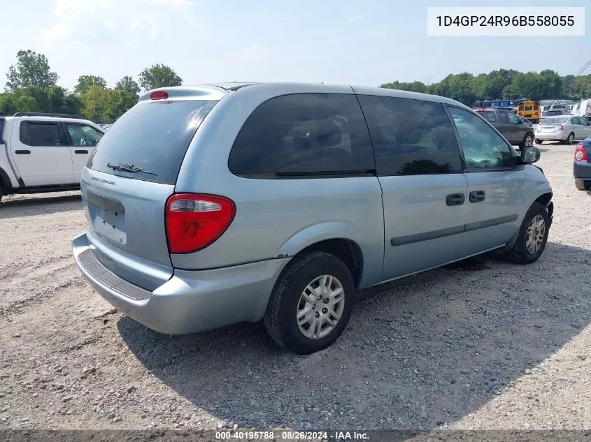 2006 Dodge Grand Caravan Se VIN: 1D4GP24R96B558055 Lot: 40195788