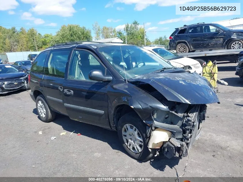 2006 Dodge Caravan Se VIN: 1D4GP25B56B629723 Lot: 40278095