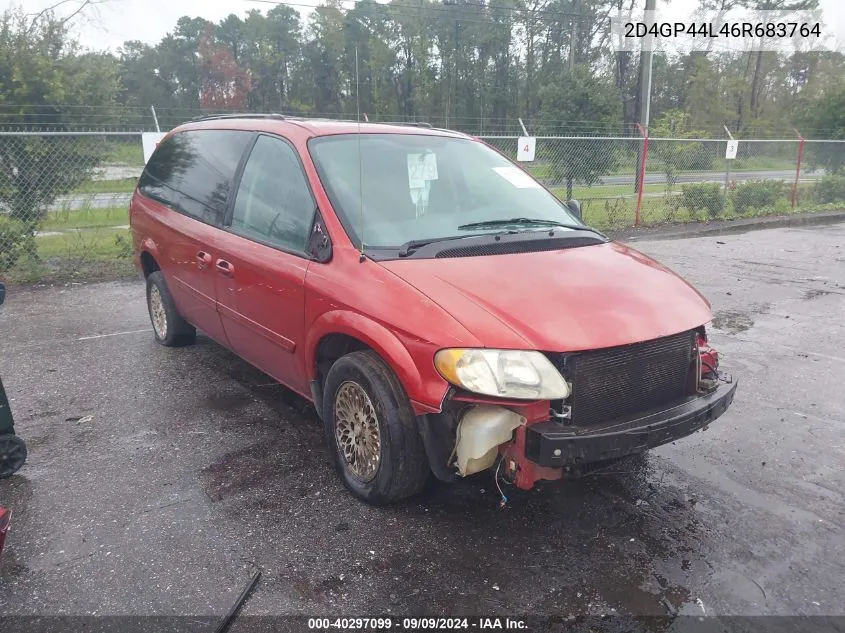 2006 Dodge Grand Caravan Sxt VIN: 2D4GP44L46R683764 Lot: 40297099