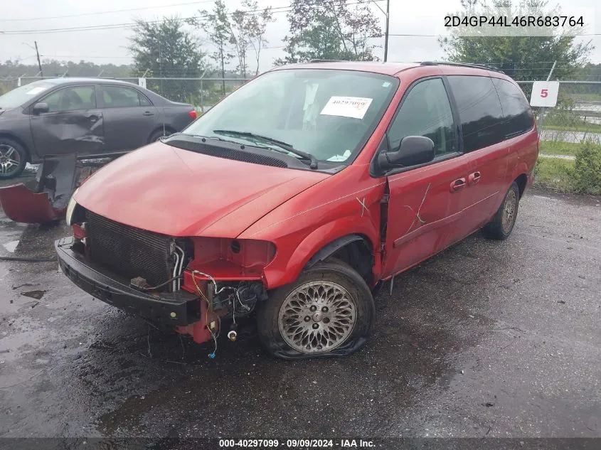 2006 Dodge Grand Caravan Sxt VIN: 2D4GP44L46R683764 Lot: 40297099