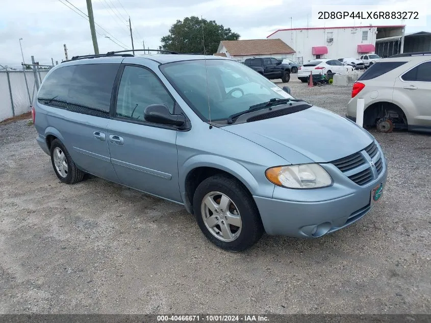 2006 Dodge Grand Caravan Sxt VIN: 2D8GP44LX6R883272 Lot: 40466671