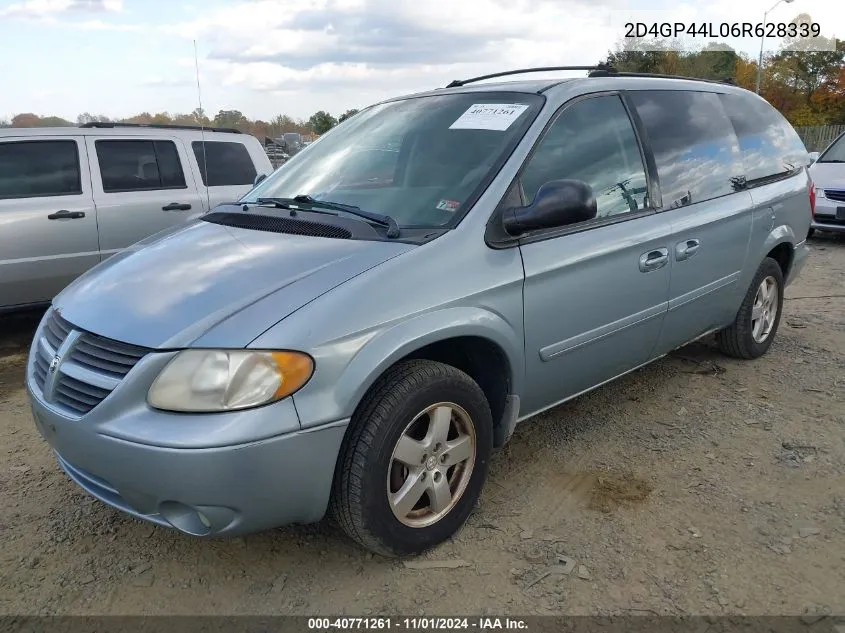 2006 Dodge Grand Caravan Sxt VIN: 2D4GP44L06R628339 Lot: 40771261