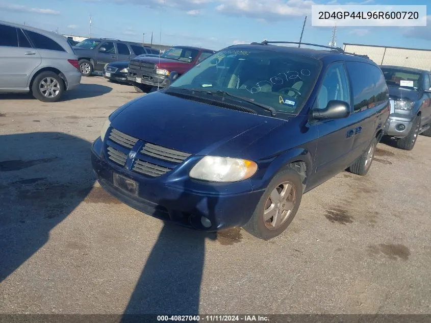 2D4GP44L96R600720 2006 Dodge Grand Caravan Sxt