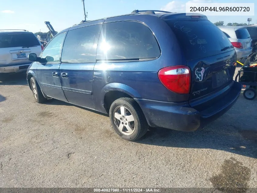 2D4GP44L96R600720 2006 Dodge Grand Caravan Sxt