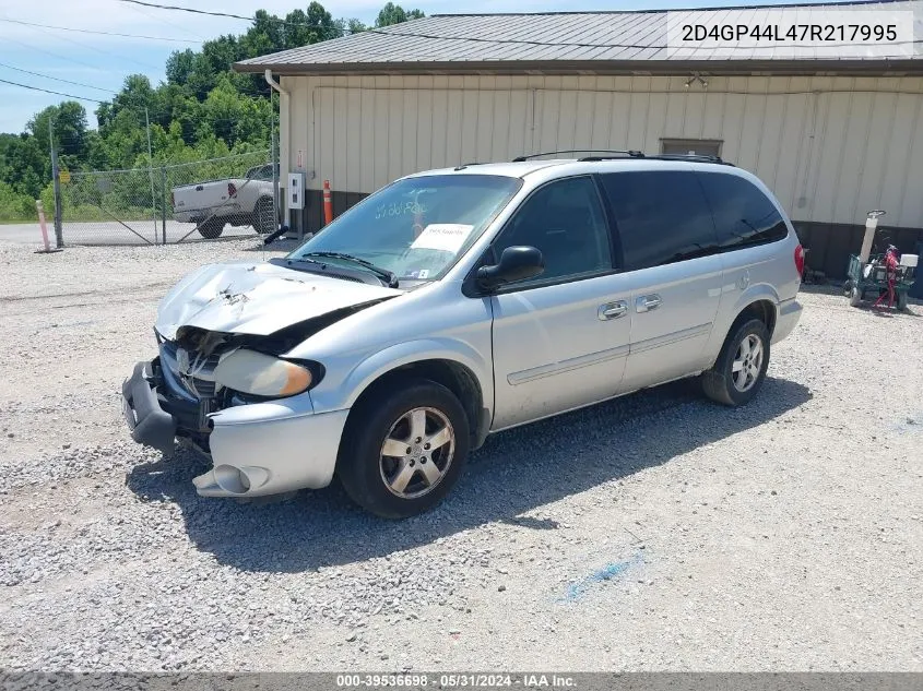 2D4GP44L47R217995 2007 Dodge Grand Caravan Sxt