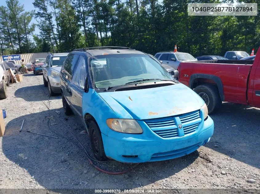 2007 Dodge Caravan Se VIN: 1D4GP25B77B127894 Lot: 39989270