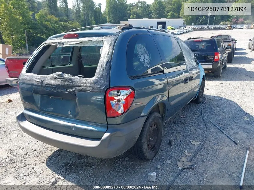 2007 Dodge Caravan Se VIN: 1D4GP25B77B127894 Lot: 39989270