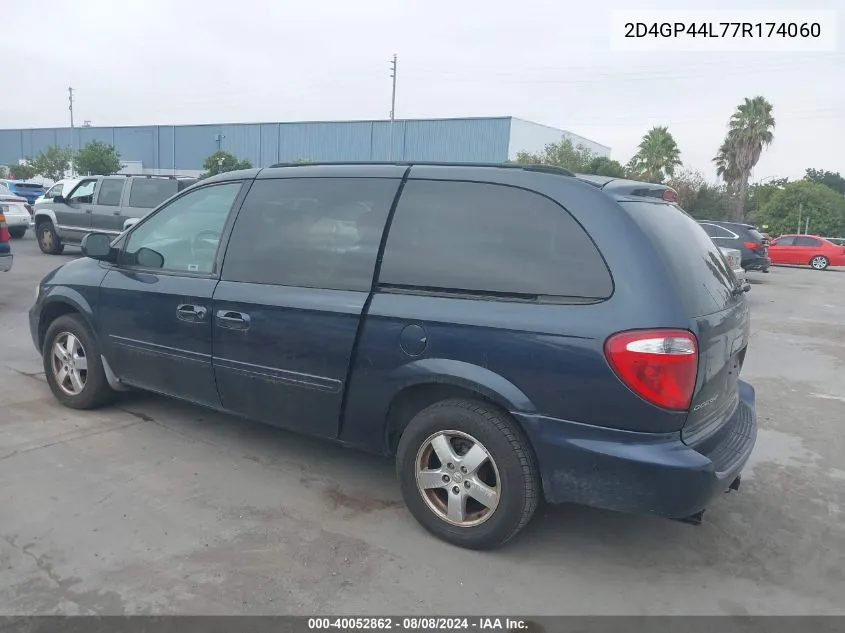 2D4GP44L77R174060 2007 Dodge Grand Caravan Sxt