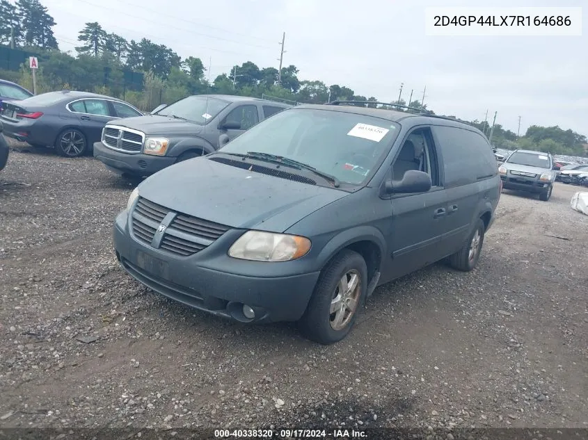 2007 Dodge Grand Caravan Sxt VIN: 2D4GP44LX7R164686 Lot: 40338320