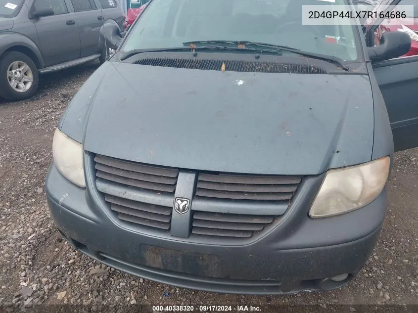 2007 Dodge Grand Caravan Sxt VIN: 2D4GP44LX7R164686 Lot: 40338320