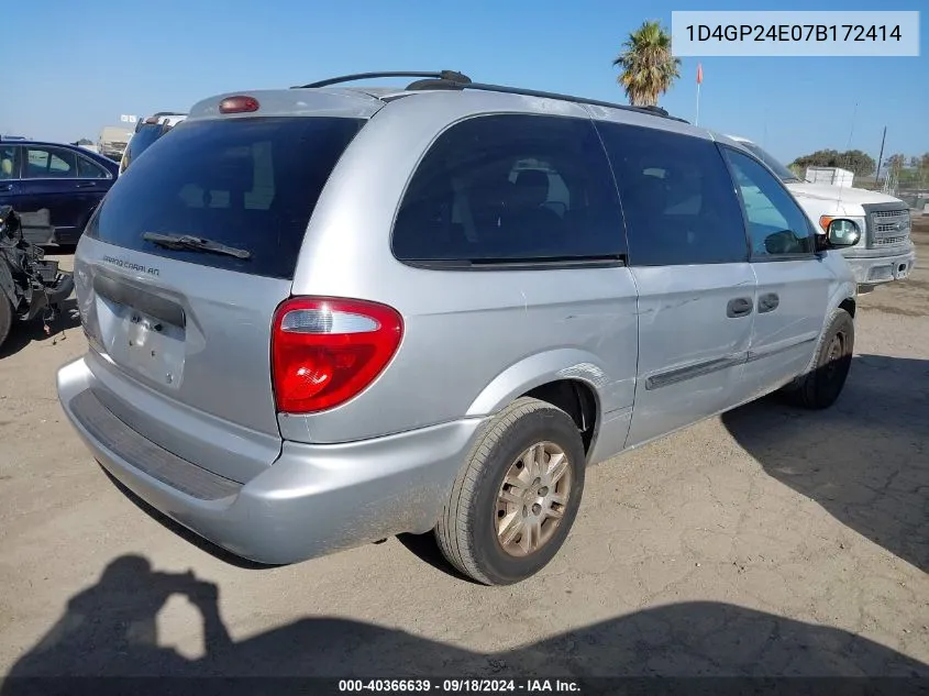 1D4GP24E07B172414 2007 Dodge Grand Caravan Se