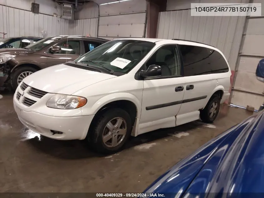 2007 Dodge Grand Caravan Se VIN: 1D4GP24R77B150719 Lot: 40409329