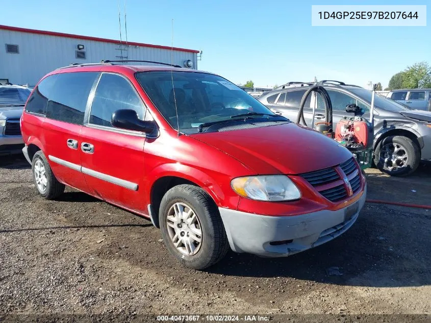 1D4GP25E97B207644 2007 Dodge Caravan Se