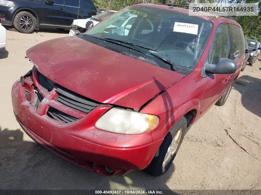 2D4GP44L57R164935 2007 Dodge Grand Caravan Sxt