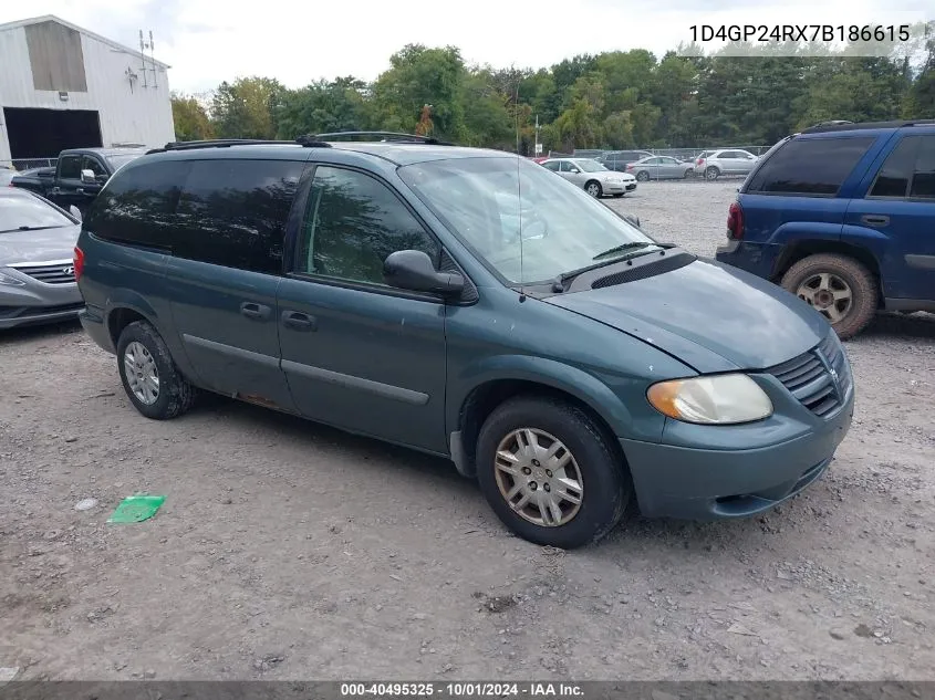 1D4GP24RX7B186615 2007 Dodge Grand Caravan Se