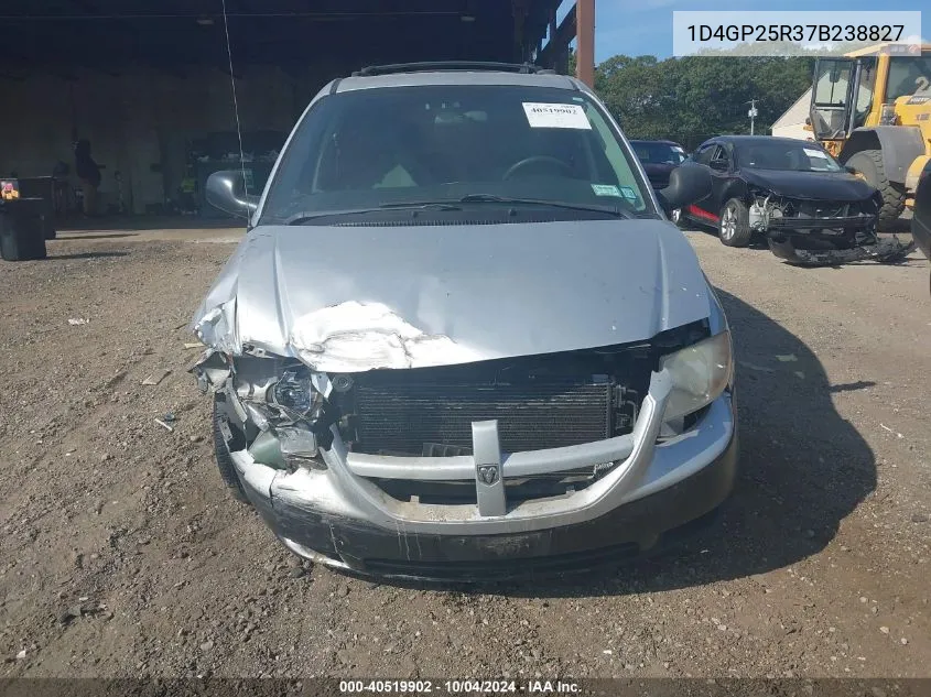 2007 Dodge Caravan Se VIN: 1D4GP25R37B238827 Lot: 40519902