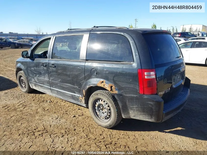 2008 Dodge Grand Caravan Se VIN: 2D8HN44H48R804459 Lot: 12116287