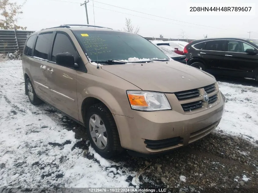 2008 Dodge Grand Caravan Se VIN: 2D8HN44H48R789607 Lot: 12129476