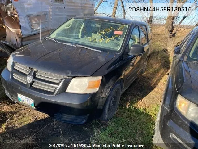 2008 Dodge Grand Caravan Se VIN: 2D8HN44H58R130516 Lot: 20178395