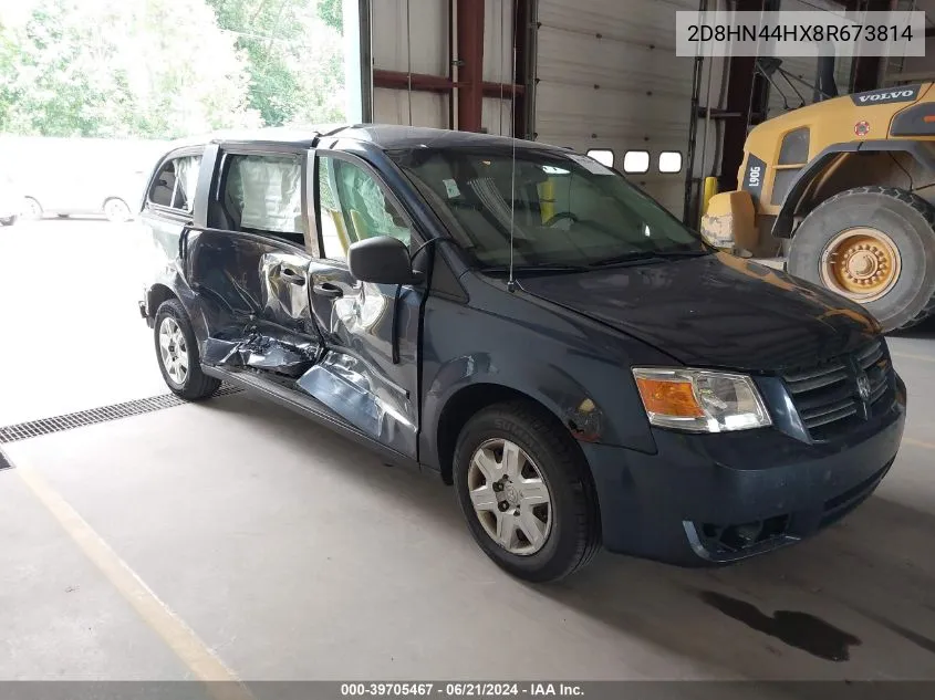 2008 Dodge Grand Caravan Se VIN: 2D8HN44HX8R673814 Lot: 39705467